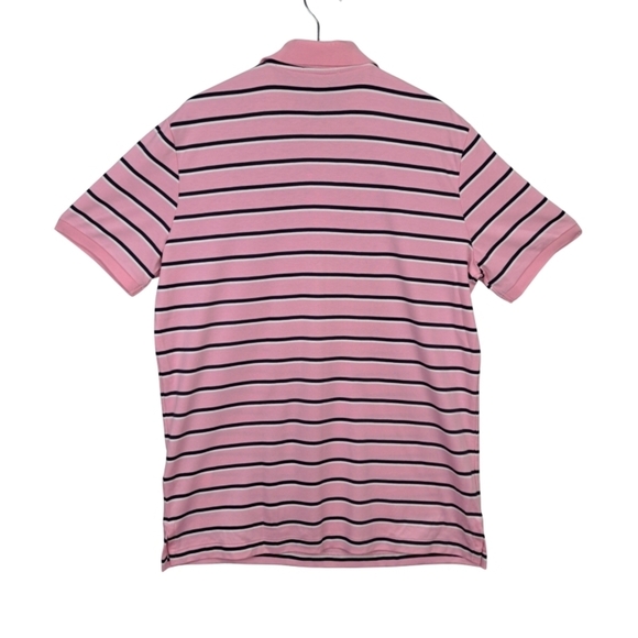 NWT Polo Ralph Lauren Men's M Classic Fit Soft Touch Striped Rose Polo - Picture 4 of 14